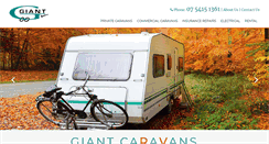 Desktop Screenshot of giantcaravans.net